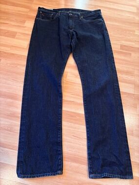 Polo Ralph Lauren Men's Dark Indigo Straight Jeans